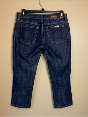 David Kahn Deep Indigo Straight-Leg Jeans Women’s Size 25 Capri